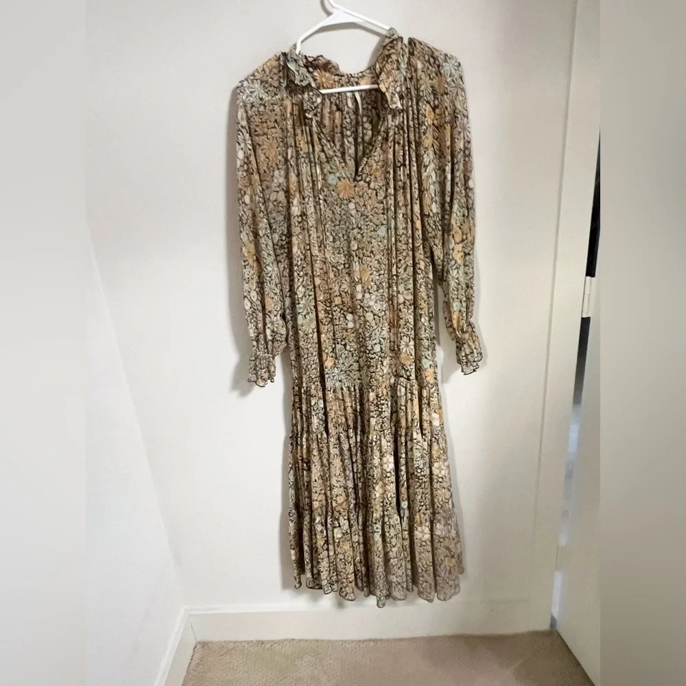 Free People “Feeling Groovy” Floral Maxi Dress